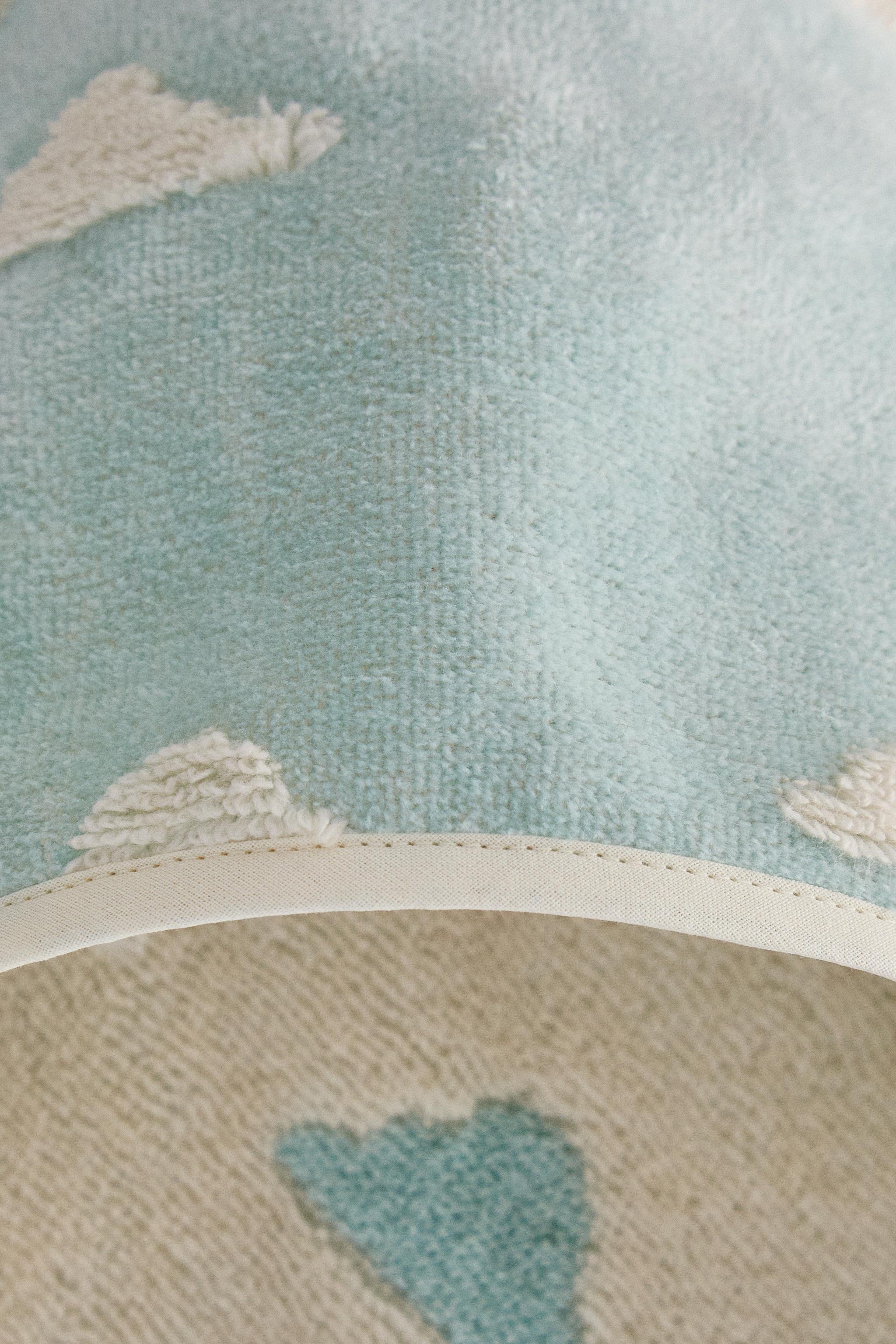 CAPE BÉBÉ À CAPUCHE NUAGES